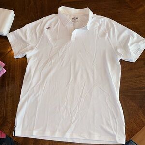Men’s Rhone white polo